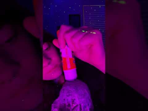 ASMR GLUE ON THE MICROPHONE