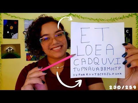 ASMR FAZENDO SEU EXAME DE VISÃO 👓💖