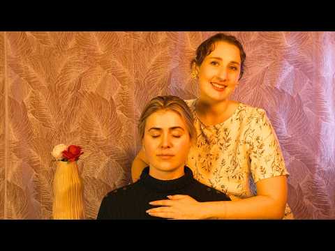 Tinggly Treatment from Head → Shoulders ♥️ Soft Spoken ASMR Massage
