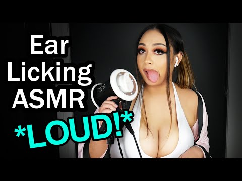 INTENSE LOUD Ear Licking ASMR