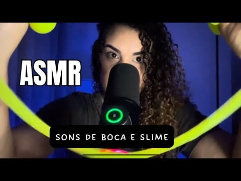 ASMR - SONS DE BOCA, ‘PUM’ E SLIME 😴🎧