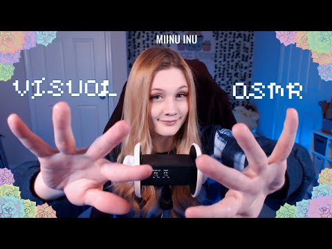 ASMR Visual Hand Movements w/ soft Whisper rambles