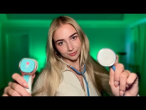 ASMR Full Body Medical Exam (Fast and Chaotic) 