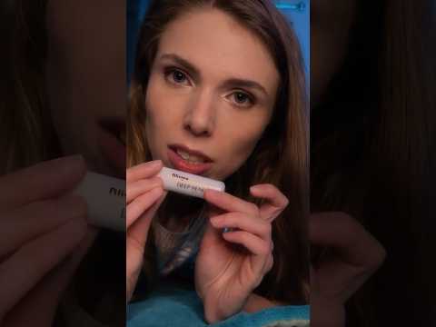 ASMR Moistening your sweet lil’ lips ✨💄✨ #asmrshorts #personalattention #relaxing