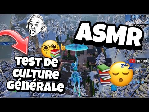ASMR Français • Je fait un TEST de CULTURE GÉNÉRALE 😴💤 (j'suis vraiment une merguez 😭)