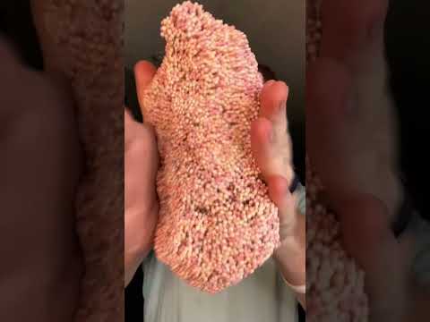 ASMR Giving Foam Slime A Massage #asmr