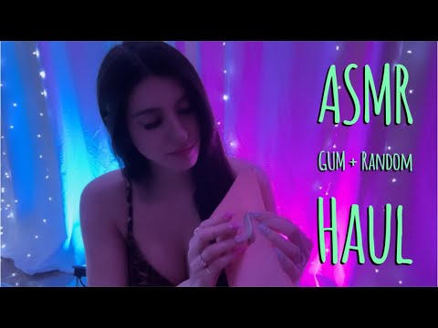 🍬🫧👛🛁ASMR Chewing Gum + Haul of Skin/Hair Care Items🛁🫧👛🍬