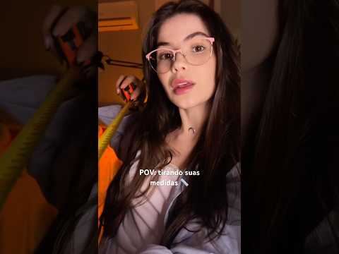 POV: tirando suas medidas 📏 #asmr #costureira #pov #medidas #asmrsounds