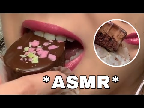 ASMR mini CHOCOLATE CAKE (No Talking)
