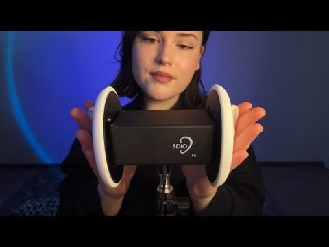 3Dio Ear Massage ASMR with Oil (no talking)