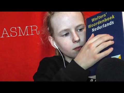 WOORDEN VOORLEZEN UIT EEN WOORDENBOEK 📖 - ASMR