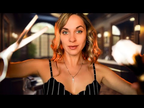 ASMR 3h Sleep Inducing Haircut With RAIN, Shave, Massage, Brushing ...