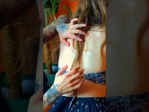 Is this the lightest massage you've ever seen?? #asmrmassage #asmr #realpersonasmr #relax #deepsleep