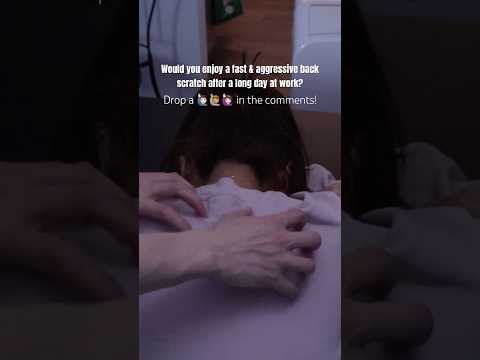 INTENSE Fast & Aggressive Back Scratch ASMR Massage