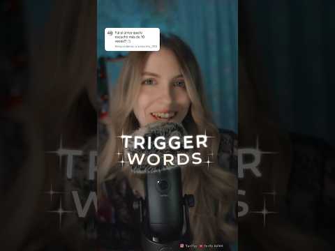 #ASMR TICO-TICO ✨TRIGGER WORDS✨#shorts #asmrsounds #asmrshorts #shortsasmr #triggerwords #asmrvisual