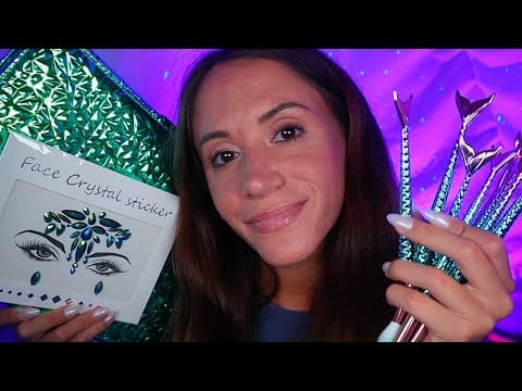ASMR / Doing Your Mermaid Makeup 🧜‍♀️
