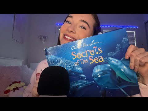 ASMR reading you a bed time story 😴🛌🐬