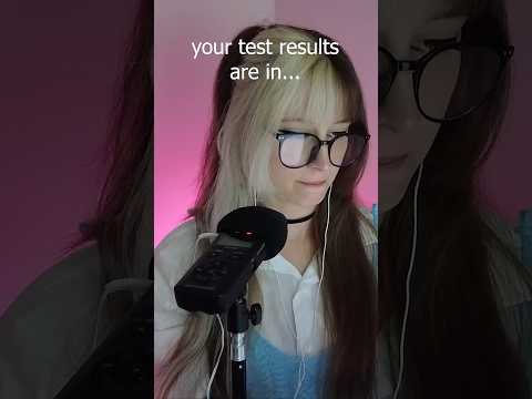 ASMR sorry i have to tell you this way... 💗 #asmr #asmrtest #asmrexam