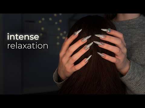 Scalp Scratching and Massage [ASMR] (No Talking) for Study, Relaxation, Tingles