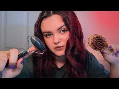 Cozy Pampering During Thunderstorm ASMR | Haircare, Skincare, Nails ⛈️