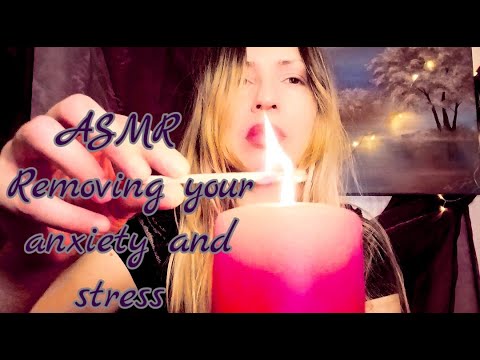 ASMR | Removing your anxiety and stress 💤❤️🕯️
