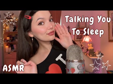 30 Minutes of ASMR Talking You To Sleep (Rambles, Mouth Sounds, Soft Spoken, Tapping, More!)