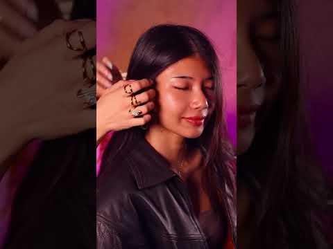 ASMR Vintage Jacket + Hair Adjustments Photoshoot ✨ perfectionist fixing, clothes fixing + styling |