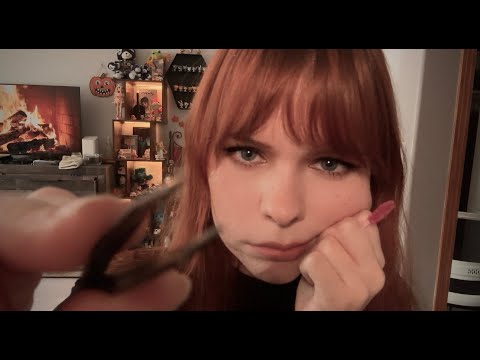 ASMR Five Dollar Eyebrow Shaping In The School Bathroom (Plucking, Personal Attention)