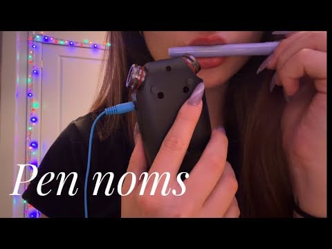 ASMR Pen Nibbling In Your Ears 🎧💕