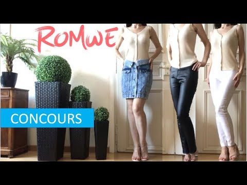 ASMR - UNBOXING Romwe * concours * code promo