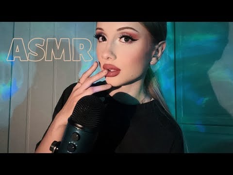 ASMR | spit painting | липкие звуки рта