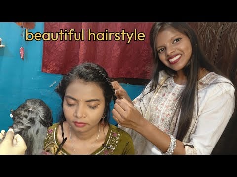 Soft & Beautiful Hairstyle by Ashna | Gentle ASMR Hair Styling ✨