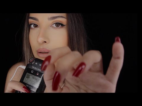 RAHAT UYKU | Tascam Yoğun Ağız Sesleri Eşliğinde Yüzüne Dokunuyorum👄TÜRKÇE ASMR