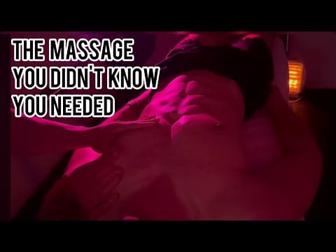 Gentle Chest Massage ASMR with Relaxing Ambient Light