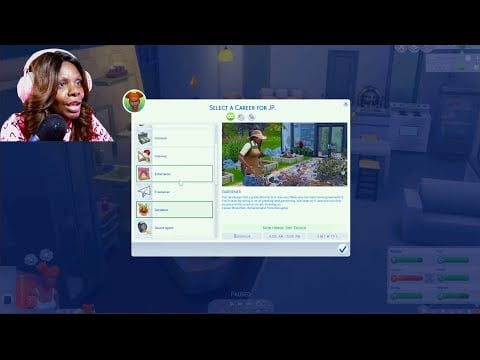Finding My First Sims A Job ASMR Chewing Gum