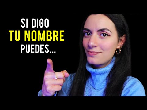 ASMR español SI DIGO TU NOMBRE.... PUEDES DORMIR! pt.4