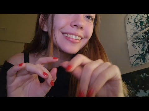 ASMR recado importante!! & conversas sobre a faculdade com sons de boca e sons de tesoura 
