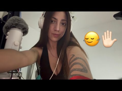 ASMR tocándote la carita🙂‍↔️✋🏻