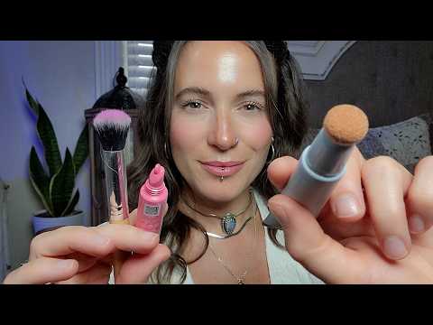 ASMR - Friend Does Your Date Night Makeup & Outfit - Layered Whispered Tingles