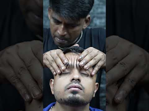 Indian Head Massage for Sleep ASMR: Deep Relaxation & Tingles | Transform Your Nights #shorts