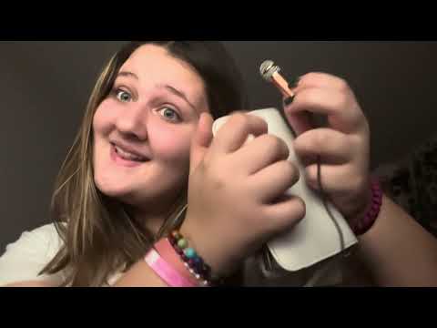Trying asmr with A TINY MICROPHONE