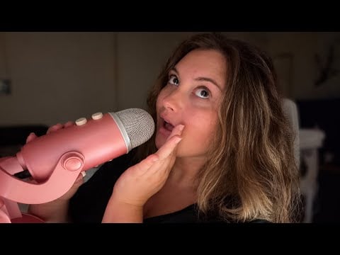 ASMR turning trigger words into inaudible whispers/mouth sounds *max sensitivity* 