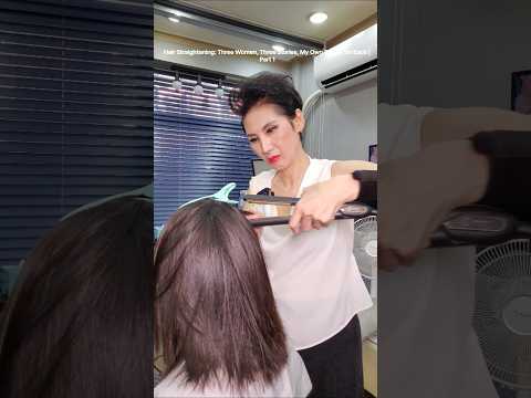 Hair Salon ASMR | Korean Hair Transformation & Magic Straightening | Rhea ASMR
