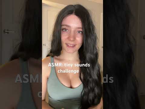 tiny sounds challenge 🤍#asmr #girlfriendasmr #tingles #microtriggers #relaxation