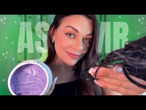 ASMR: Finalizando Seu Cabelo Ondulado 👩🏻‍🦱🧴
