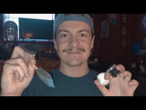 [ASMR] Painting Your Face For The Skeleton Themed Halloween Party 💀