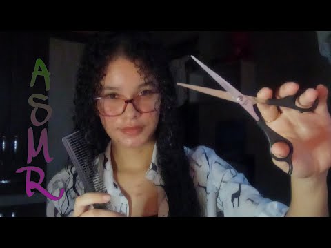 ASMR- VIZINHA CORTANDO O TEU CABELO✂️💇🏻 #roleplay