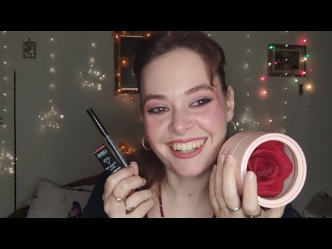 Asmr makeup with new products!!!(tapping, scratching, whispering)@lorincosmetics