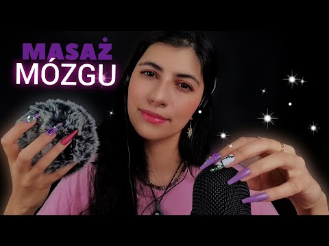ASMR po polsku MASAŻ MÓZGU zaśniesz w 15 minut ✨️
