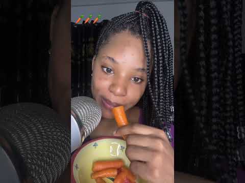 ASMR Chewing: ASMR carrot chewing #asmrfood #asmrsounds #asmreating #asmrtingles #youtubeshorts